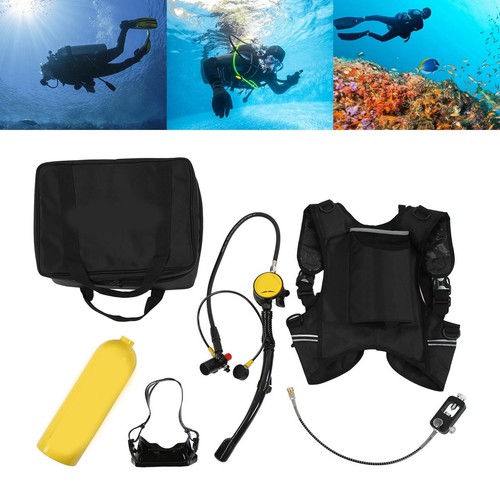 (Gelbe Sauerstoffflasche) Jacksing Mini Diving Oxygen Tank 2L Tank Set UI - Bild 17 von 23
