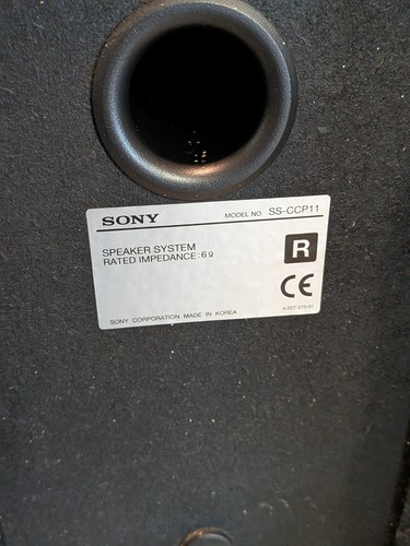 Sony CMT-CP11 CD Tape Radio W/ Speakers Sound System Radio WORKS SEE DESCRIPTION - Picture 8 of 16