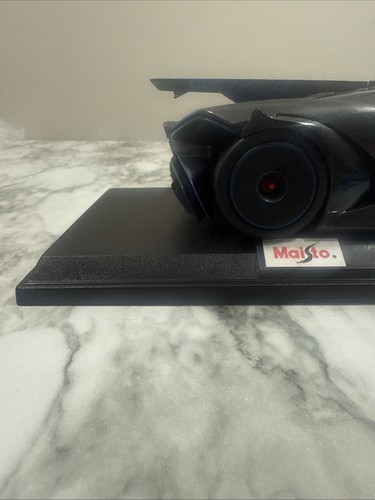 1/18 Maisto Bugatti Bolide Nero Blu Diecast Edizione Speciale NO SCATOLA - Foto 3 di 23