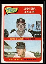 1965 Topps 1964 ERA Leaders EX/MT Set Break #7