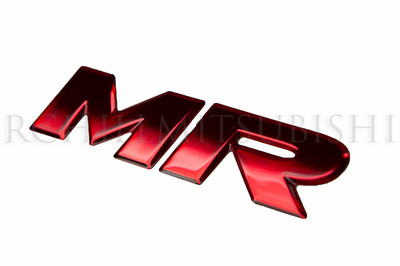 2008-2012 GENUINE MITSUBISHI LANCER EVOLUTION EVO X MR BADGE EMBLEM 7415A162