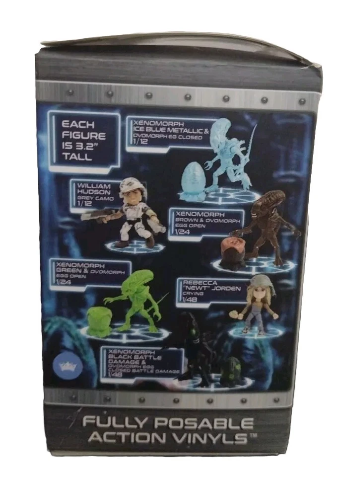 2019 ALIENS/ALIENS Loyal Subjects XENOMORPH ICE BLUE METALLIC Figure 1/24. 3c - Image 4 of 4