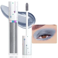 evpct 10# Silver Grey Liquid Glitter Eyeshadow Stick Waterproof Long Lasting