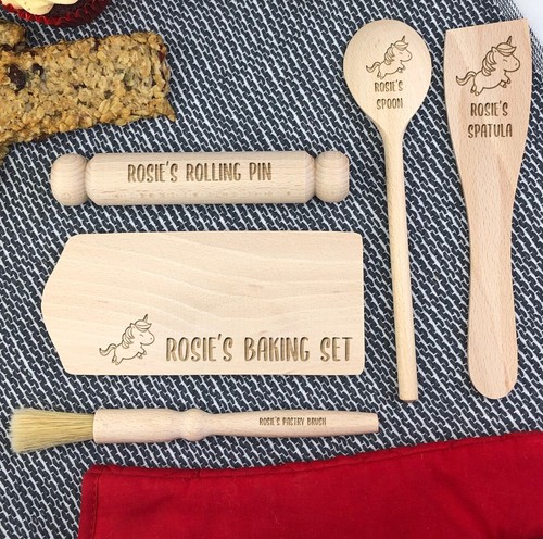 Juego de utensilios de hornear personajes personalizados para niños kit de pasador rodante cuchara - Imagen 13 de 15