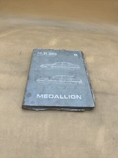 1988 RENAULT MEDALLION M.R. 289 SERVICE SHOP REPAIR GUIDE MANUAL  BOOK