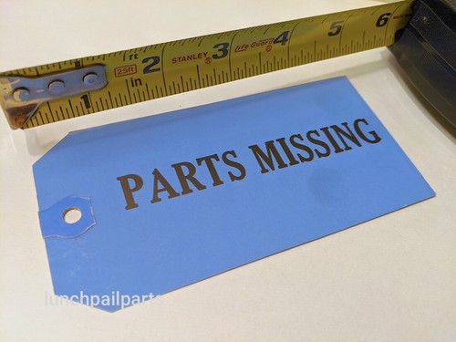 NOS Ford 'Missing Parts' (K-D) Tag Mustang Cougar Shelby Cobra Cougar Eliminator - Picture 2 of 7
