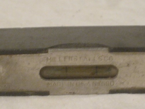 vintage Millers Falls 590 level tool leveling leveler carpenter bakelite torpedo - Picture 5 of 9