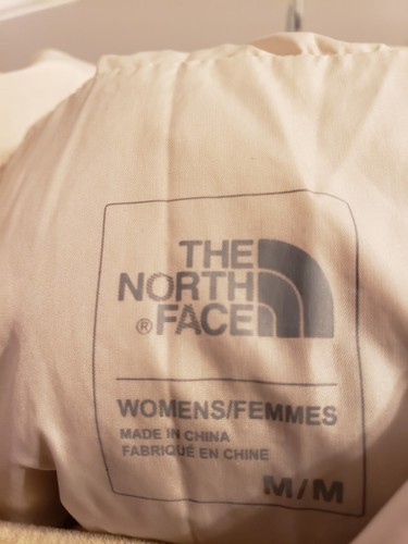 The North Face Women's Long Hooded Vest Medium Beige with Pockets - Picture 4 of 4