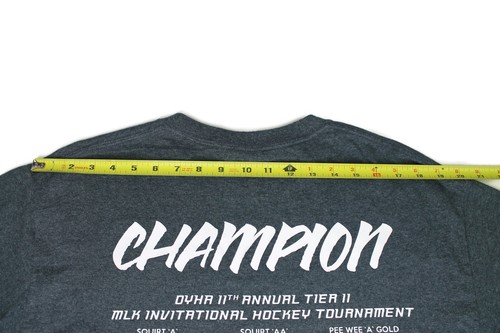 MLK Invitational Hockey Tournament Orlando Florida 2015 Gray Tee Shirt Sz L VGUC - Picture 12 of 15