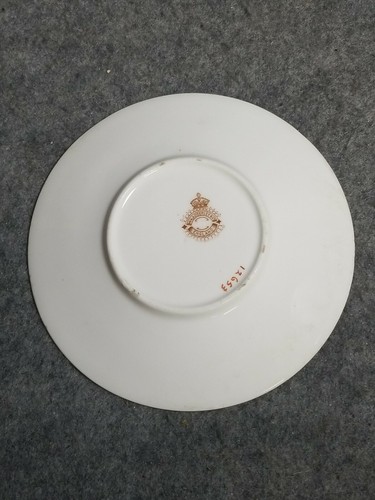 W.A. Adderley & Co. China Saucer, Gold decor, Made in England - Picture 2 of 3
