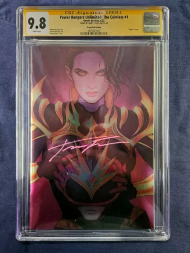 Power Rangers Unlimited: The Coinless #1, Frison SDCC foil exclusive, CGC SS 9.8