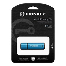 Kingston IronKey Vault Privacy 50 USB Stick USB-A 3.2 16GB 32GB 64GB 128GB 265GB