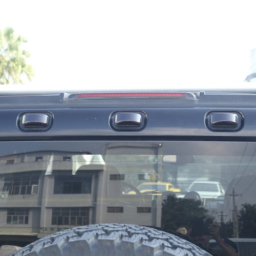 6PCS Smoked Front Rear Car Roof Light Cover Blackout Cap For Hummer H2 2003-2009 - Picture 4 of 10