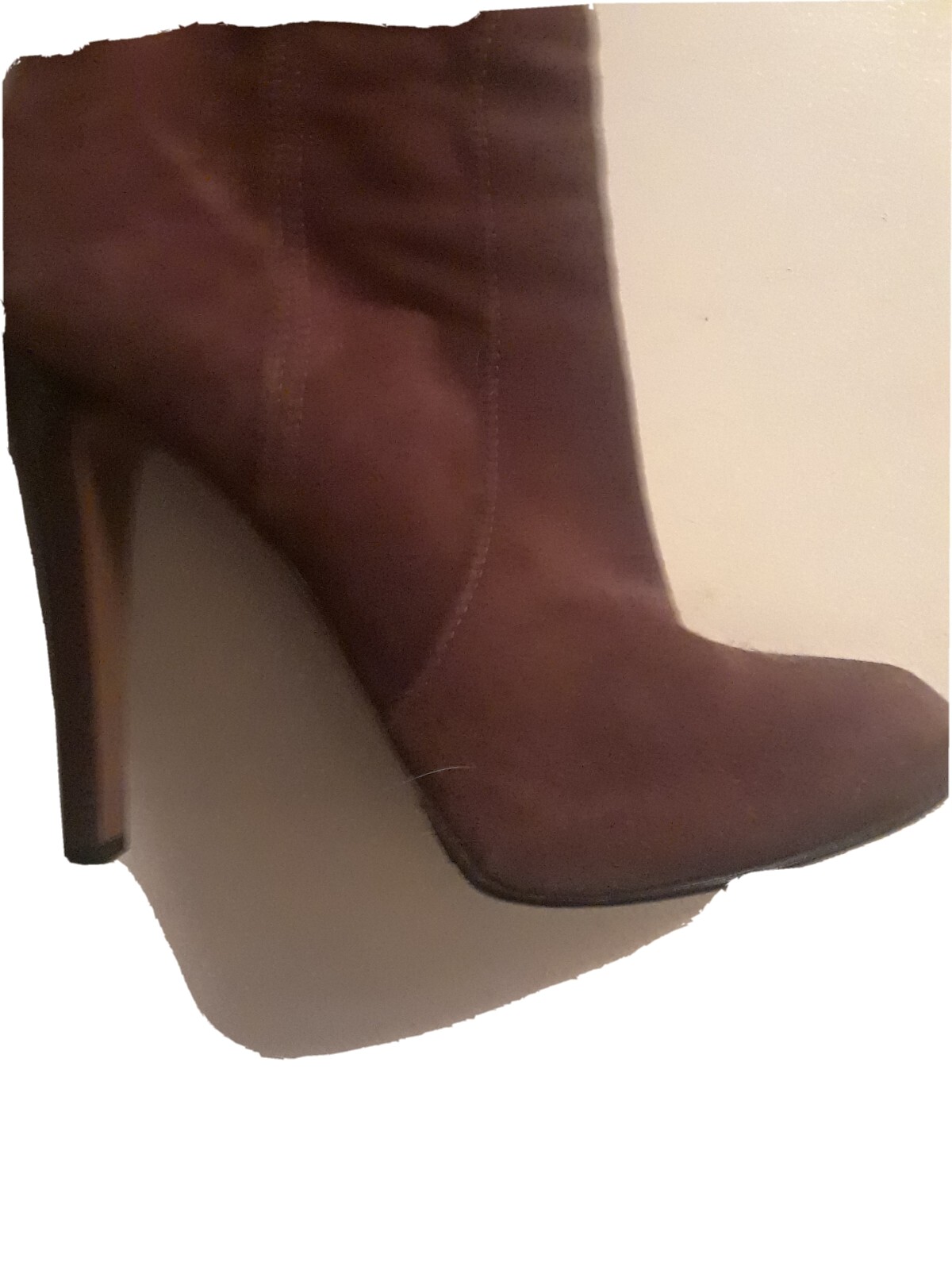 STUPENDO! Stivali alti al ginocchio Yves Saint Laurent marroni pelle scamosciata. taglia 39 8 5...