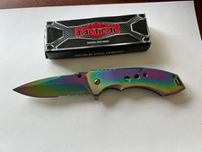 Razor Tactical All Stainless Spring Assisted Pocket Knife RT-7059RB