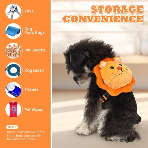 ROZKITCH Dog Backpack Harness, Soft and Adjustable Pet Saddle No Pull Bag wit... - Picture 3 of 8