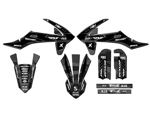 2016-2018 SX 50 APACHE Grey Senge Graphics Kit Compatible with KTM - Picture 1 of 10