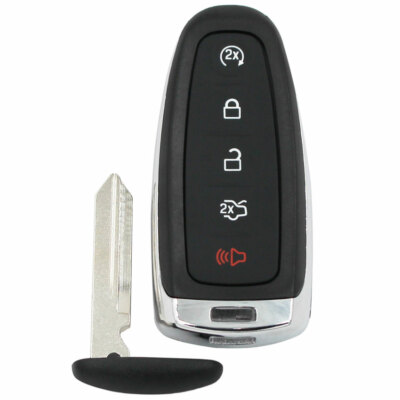 For Ford Taurus Edge Lincoln MKT MKX 5 Buttons Smart Remote Key Shell Case Fob