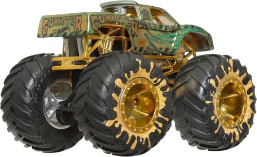 Hot Wheels Monster Trucks Trophy Champions Camion en métal 1:64 - Gunkster - Foto 2 di 3