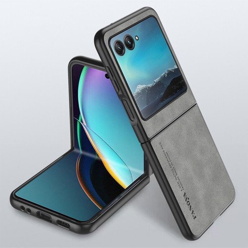 HandyHülle für Motorola Razr 40 Ultra Stoßfeste Leder Silikon Schutz Flip Case - Picture 14 of 17