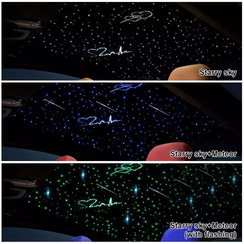 1200pc Car Home Headliner Twinkle Meteor Shooting Star Light Kit Fiber Optic - Picture 9 of 15
