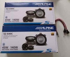 Set 8 Lautsprecher ALPINE S2 für BMW Serie X4 Vorne und Hinten