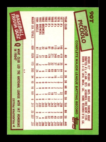 1985 Topps Traded 1-132 EX-MT/NM Pick From List All PICTURED kk0 kk8 - Picture 407 of 439