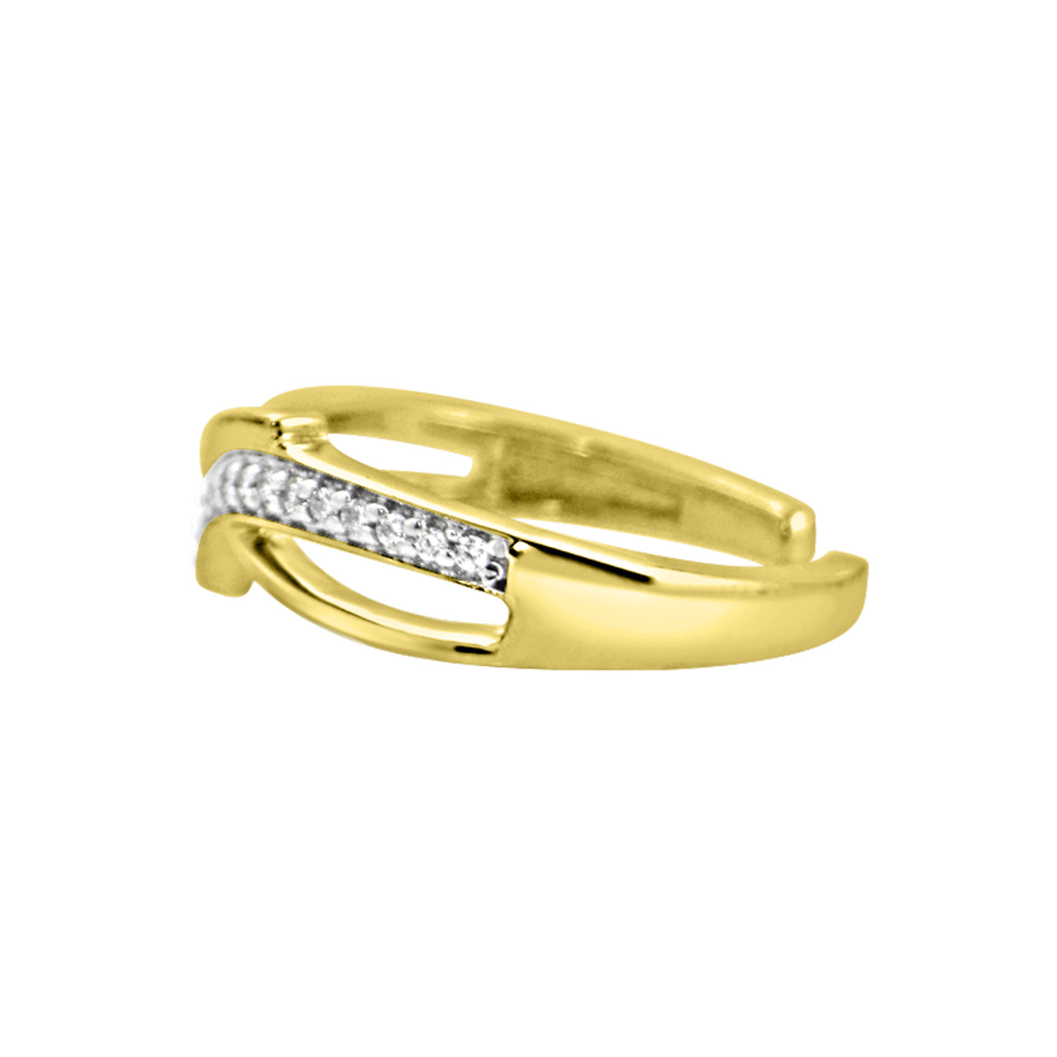 DAILY WEAR TOE RINGS 14K YELLOW GOLD FINISH 925 STERLING SILVER WOMEN'S