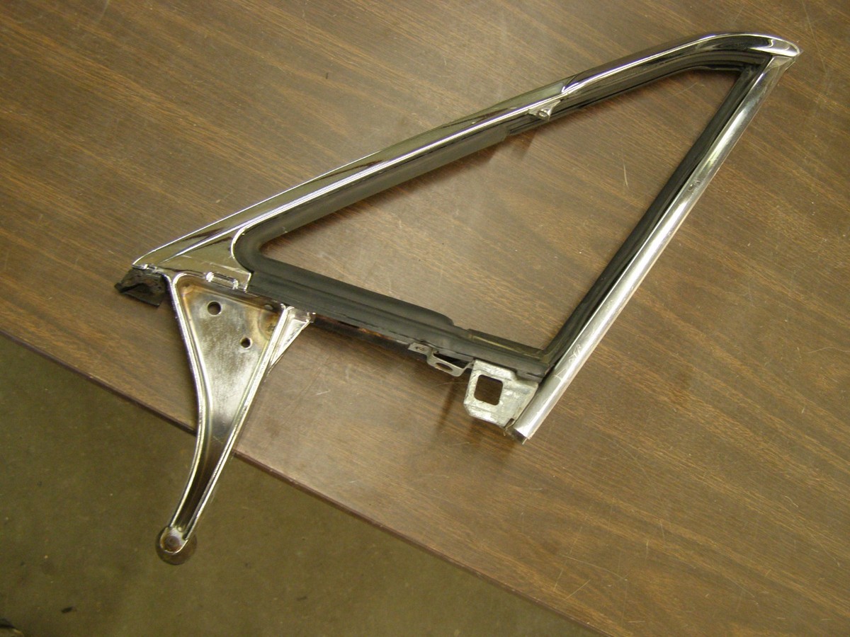 OEM Ford 1965 - 1968 Galaxie Wing Vent Frame Chrome 1966 1967