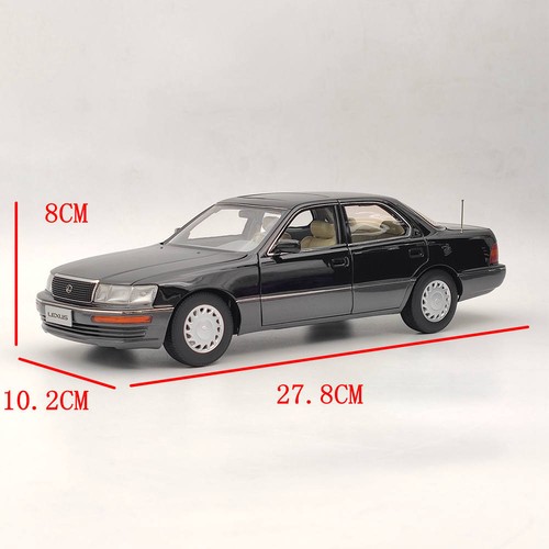 1:18 Toyota Lexus LS400 First Generation Diecast Model Collection Black & Gray - Picture 11 of 12
