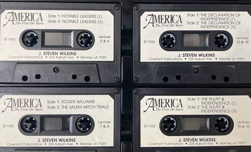 America The First 350 Years 32 Lectures on 16-Cassette Rev. J. Steven Wilkins - Picture 12 of 24