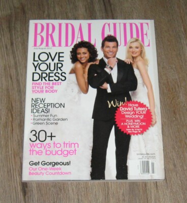 Bridal Guide 2012 magazine David Tutera COVER photo Wedding Dresses back issue