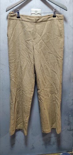 2 pz pantaloni tuta Ralph Lauren marrone tweed agnelli lana donna $389 nuovi con etichette ~ L, 8 m3020 - Foto 12 di 23