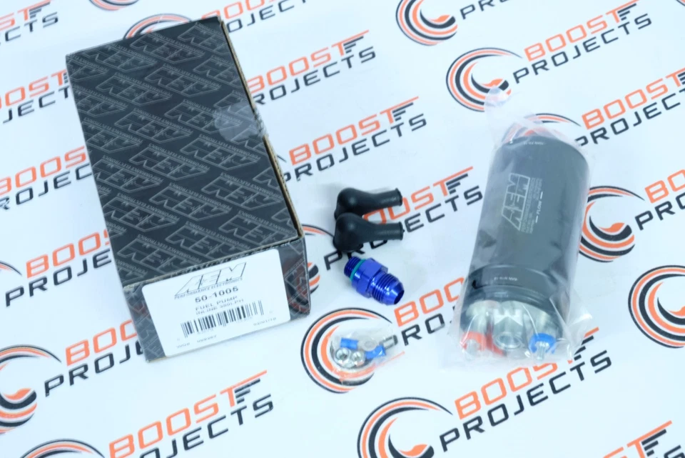 AEM 400lph 直列高流量燃料泵 044 风格 -10AN 母头进口 EFI 50-1005 — 第 2/4 张图片