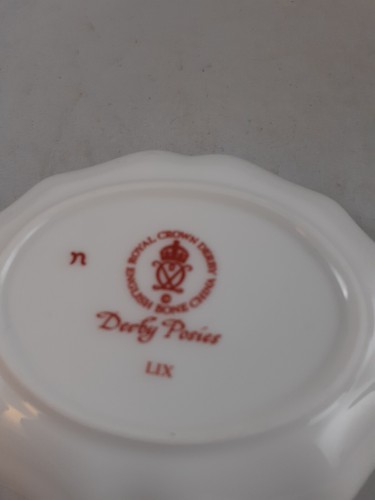 Royal Crown Derby Posies Trinket Dish Oval Small Bone China Vintage British 1996 - Picture 7 of 7