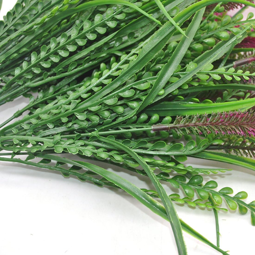 Pájaro Fiy Plantas Artificiales Flores Falsas Exterior Resistentes a los UV Imitación Plástico - Imagen 5 de 12