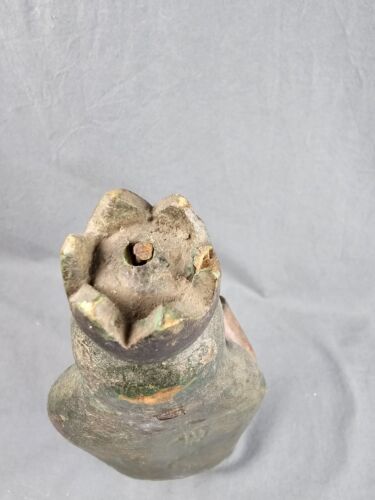 Antike Holz Heiligenfigur Figur Madonna Maria Bemalt Rarität Antik Alt König - Bild 15 von 23
