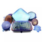 6pcs Silicone Universal Stretch Lids 