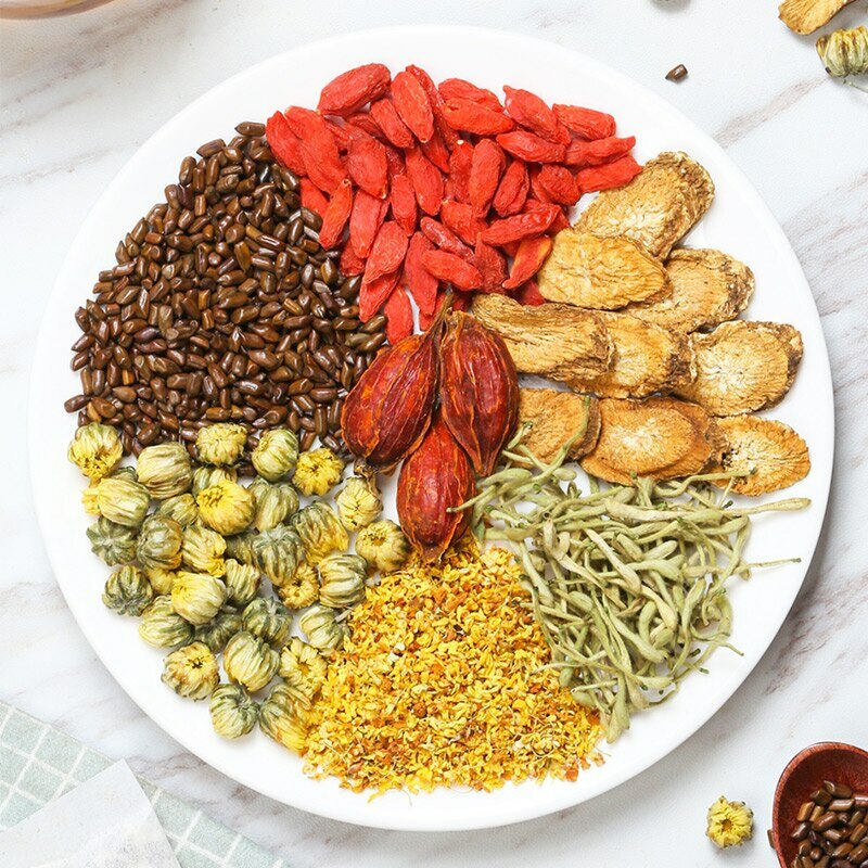 Chinese Liver Detox Tea Bags | Organic Herbal Teabags with Goji Berry