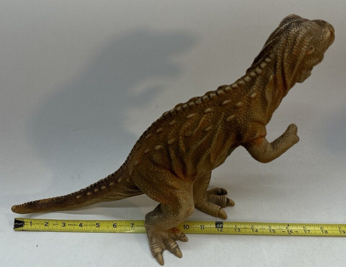 Dinosaur T-Rex Tyrannosaurus Rex 12 inch Soft Rubber like Toy Major Trading Co - Picture 9 of 11