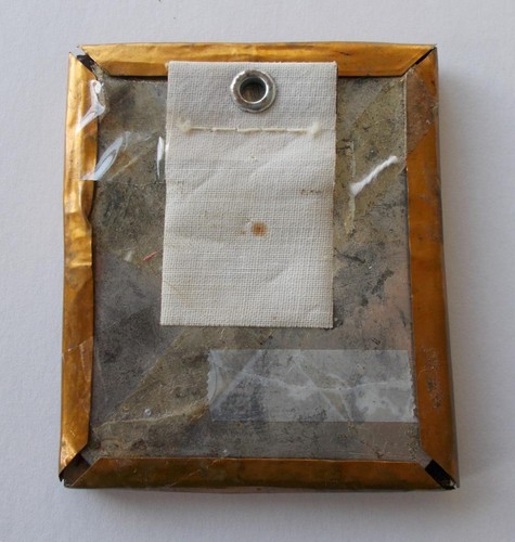 Ambrotipo de fotografía de dedo de caballero antiguo de 1800 que falta parte - Imagen 2 de 3