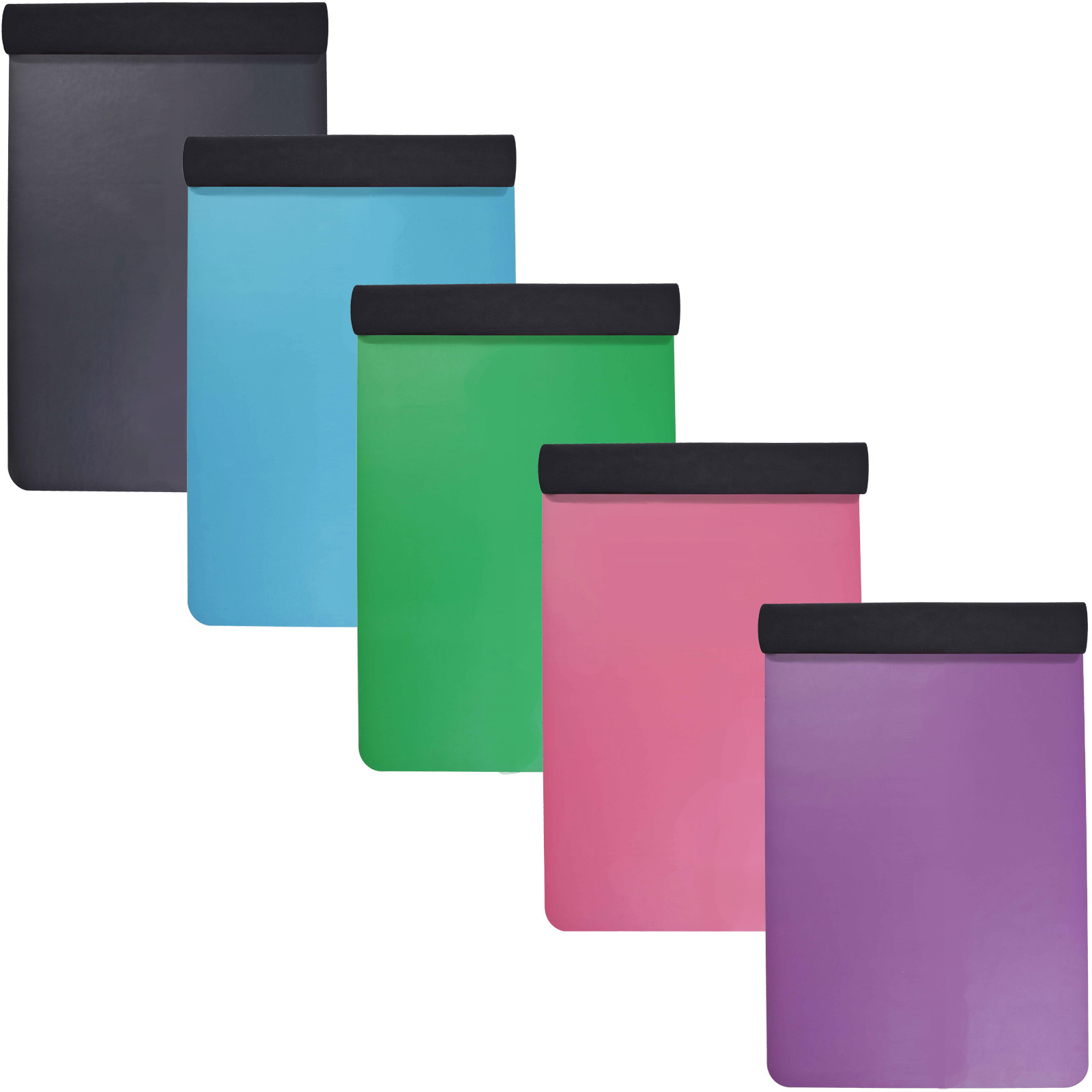 Yoga Studio PU Exercise Fitness Non-Slip Plain Grippy Sticky Yoga Mats (5mm) Yoga Studio PU Exercise Fitness Non-Slip Plain Grippy Sticky Yoga Mats (5mm)