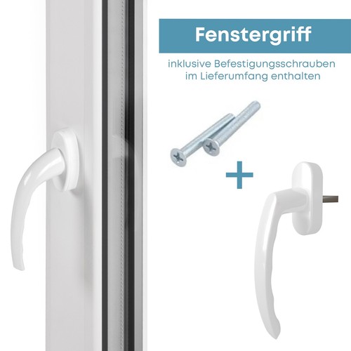 Kellerfenster Fenster Kunststoff 2 & 3 fach ALLE GRÖßEN Weiß & Anthrazit PREMIUM - Bild 10 von 26