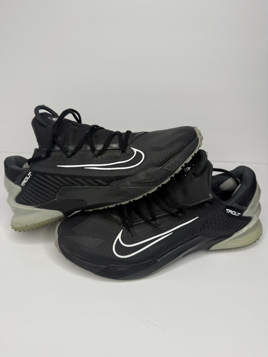 Nike Force Zoom Mike Trout 8 Baseball Turf Shoes Black Size