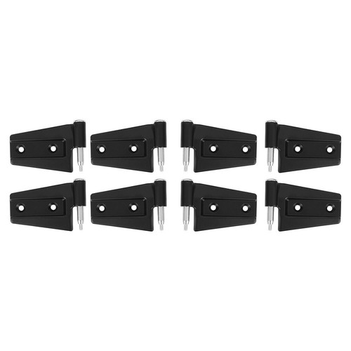 8Pcs Left & Right Replacement Steel Door Hinges Fit 2007-2018 Jeep Wrangler JK - Picture 6 of 12