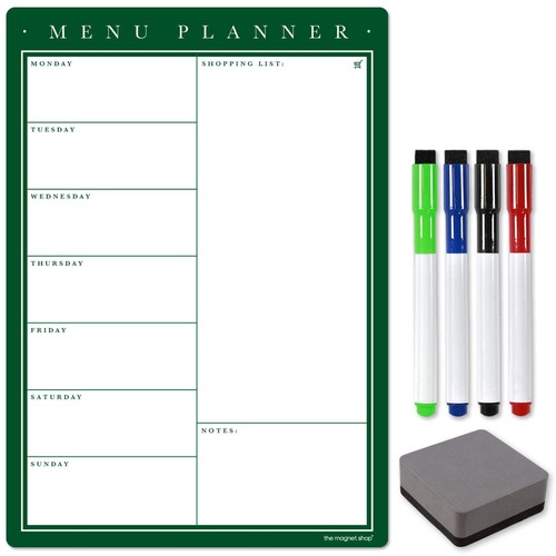 Magnetic Weekly Meal Planner – Whiteboard, Menu, Shopping List, Organiser - Picture 22 of 78