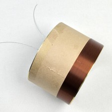 51.5mm 2" Woofer Voice Coil 2 Layers Round Copper Wire for Bass Speaker Audio