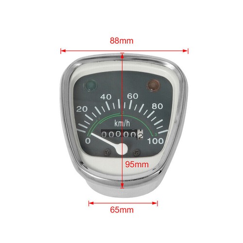 Motorcycle Scooter Speedometer For Honda Passport Cub C50 C70 C90 D3 Deluxe 50 - Picture 10 of 12