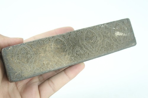 Hand-Carved Wooden Printing Block | Ethnic Art Design, Collectible Textile Stamp - Picture 8 of 9
