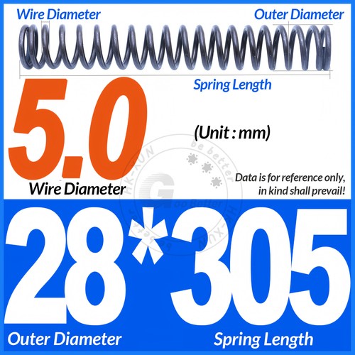 Molla a compressione lunghezza 305 mm molle a pressione OD 3-60 mm filo diametro 0,3 mm-6,0 mm - Foto 181 di 196